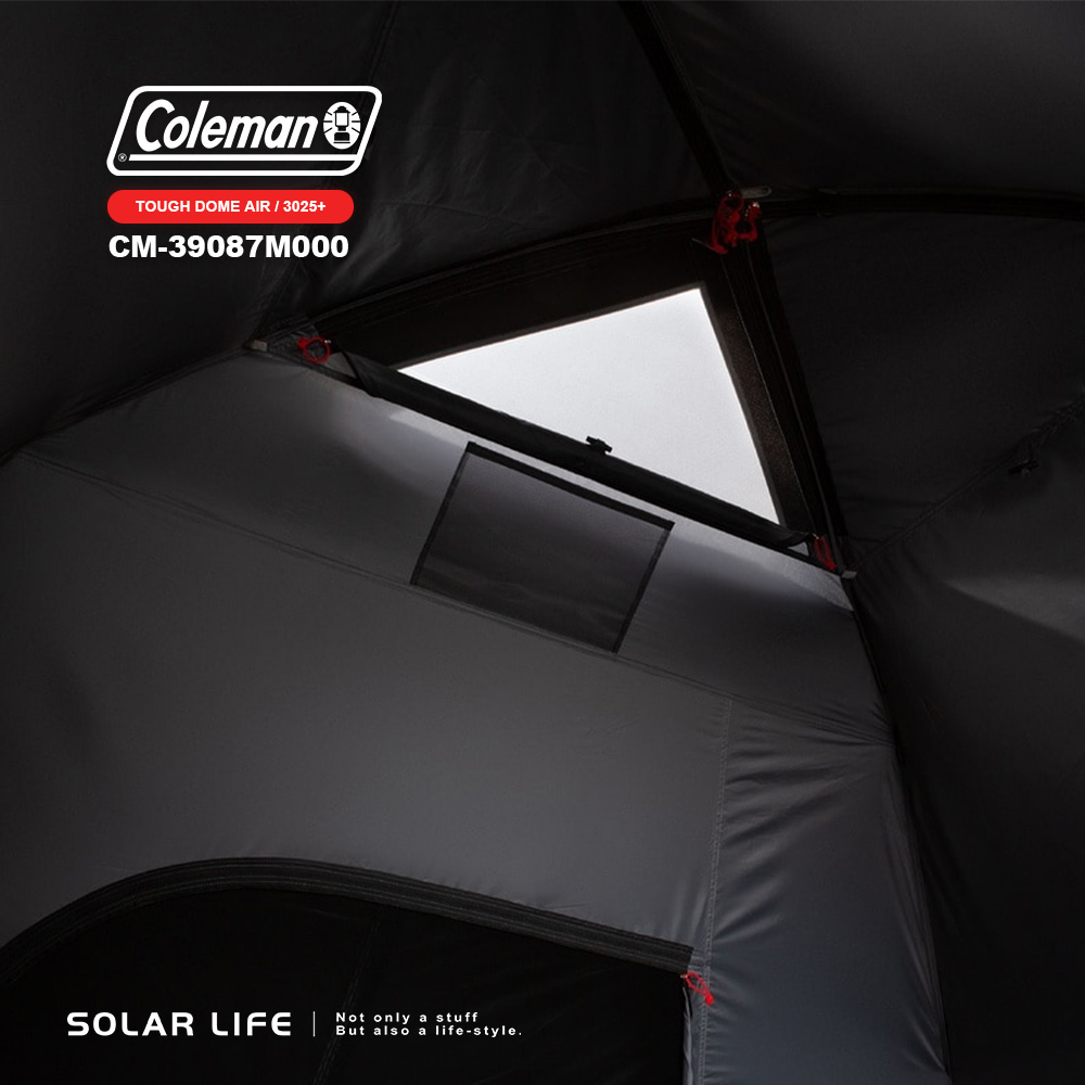 ColemanTOUGH DOME AIR / 3025+CM-39087M000SOLAR LIFE Not only a stuffBut also a life-style.