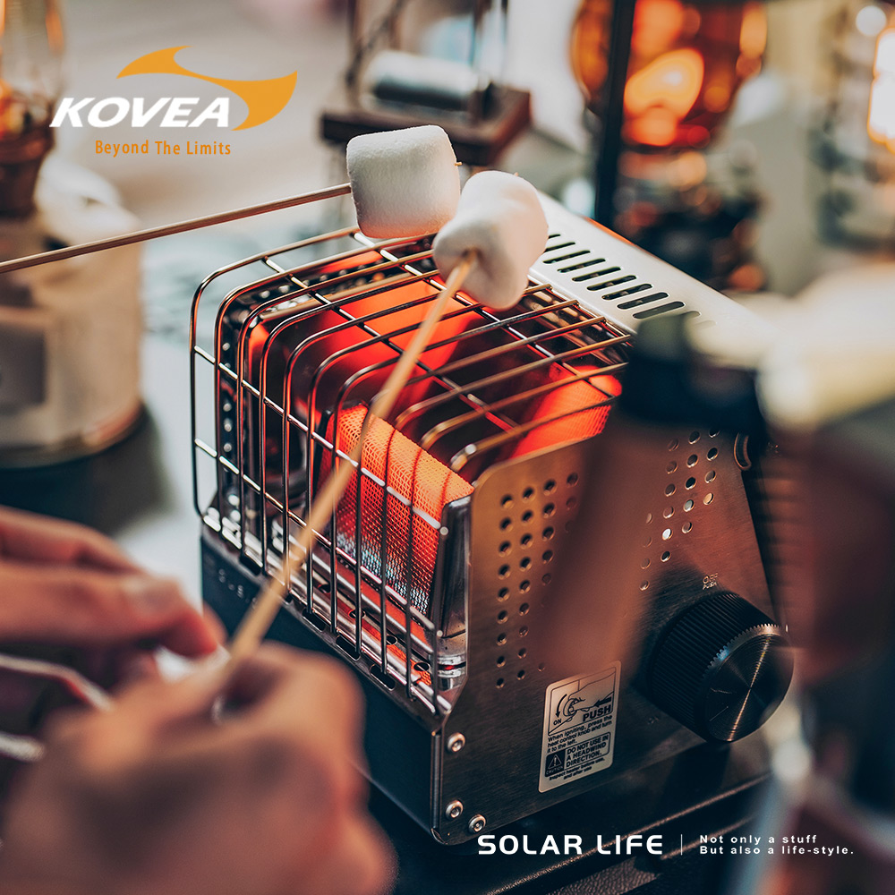 KOVEA CUBIC Portable Butane Gas Heater with Pouch KGH-2010 for Outdoor  -Tracking