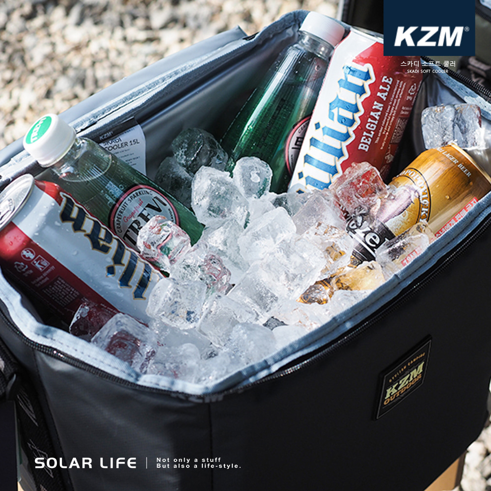 KZM 15L SOLAR LIF Not only a stuffBut also a life-style.BELGIAN ALEe스카디 소프트쿨러 SOFT COOLEREOUTDOOR BEER