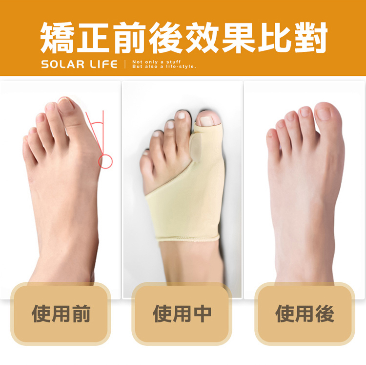 矯正前後效果比對Not only a stuffSOLAR LIFE  But also a life-style-使用前使用中使用後